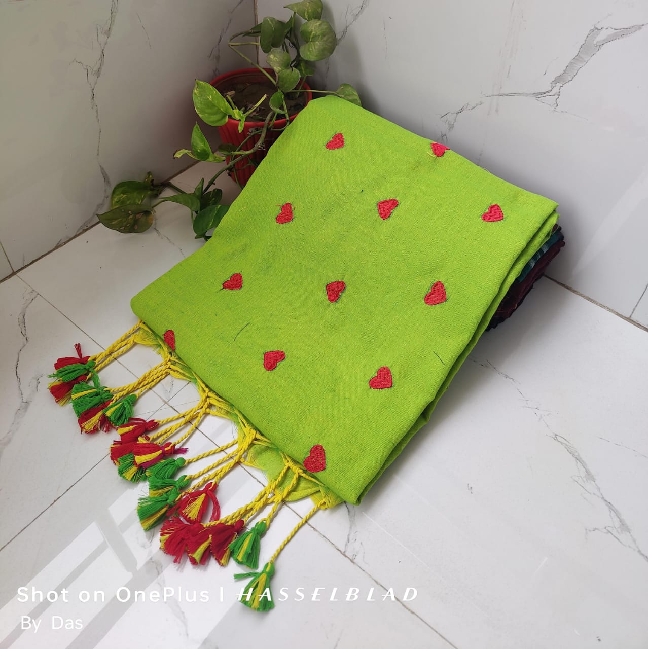 Handmade Green Scarf