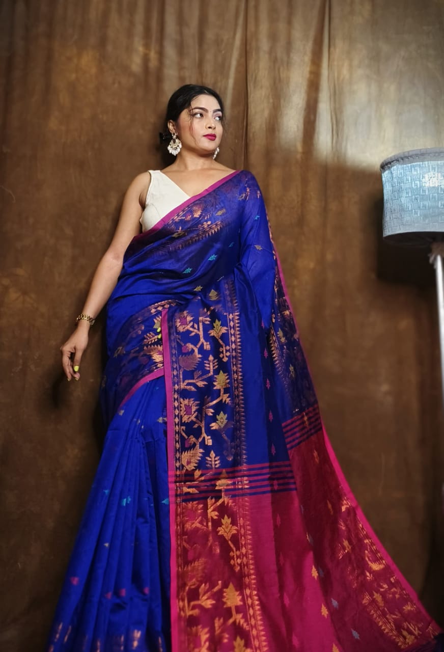 Elegant Blue Saree