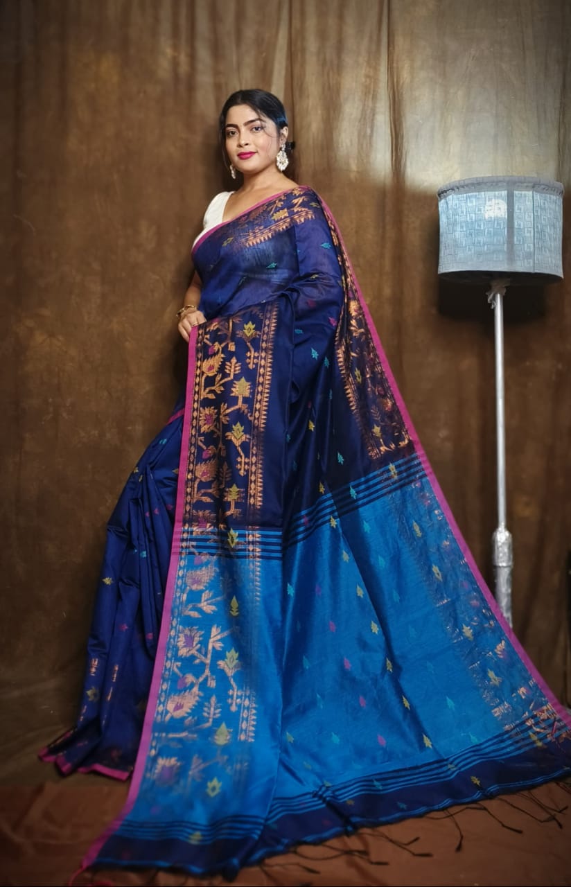 Royal Blue Saree