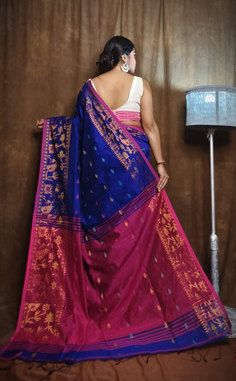 Elegant Blue Saree