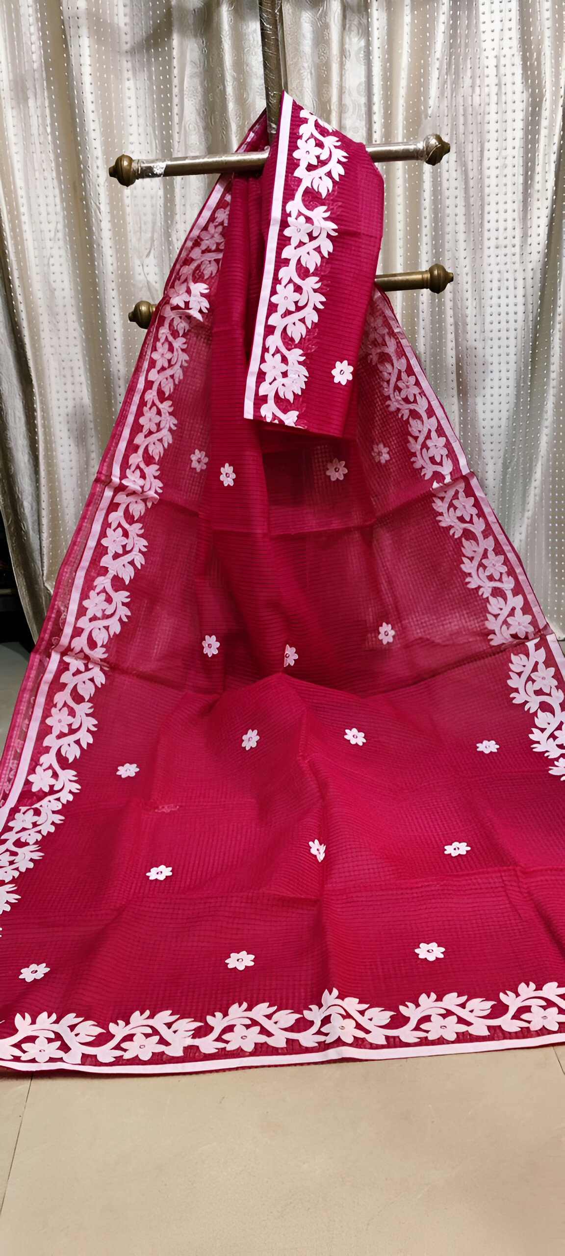Yellow Silk Saree
