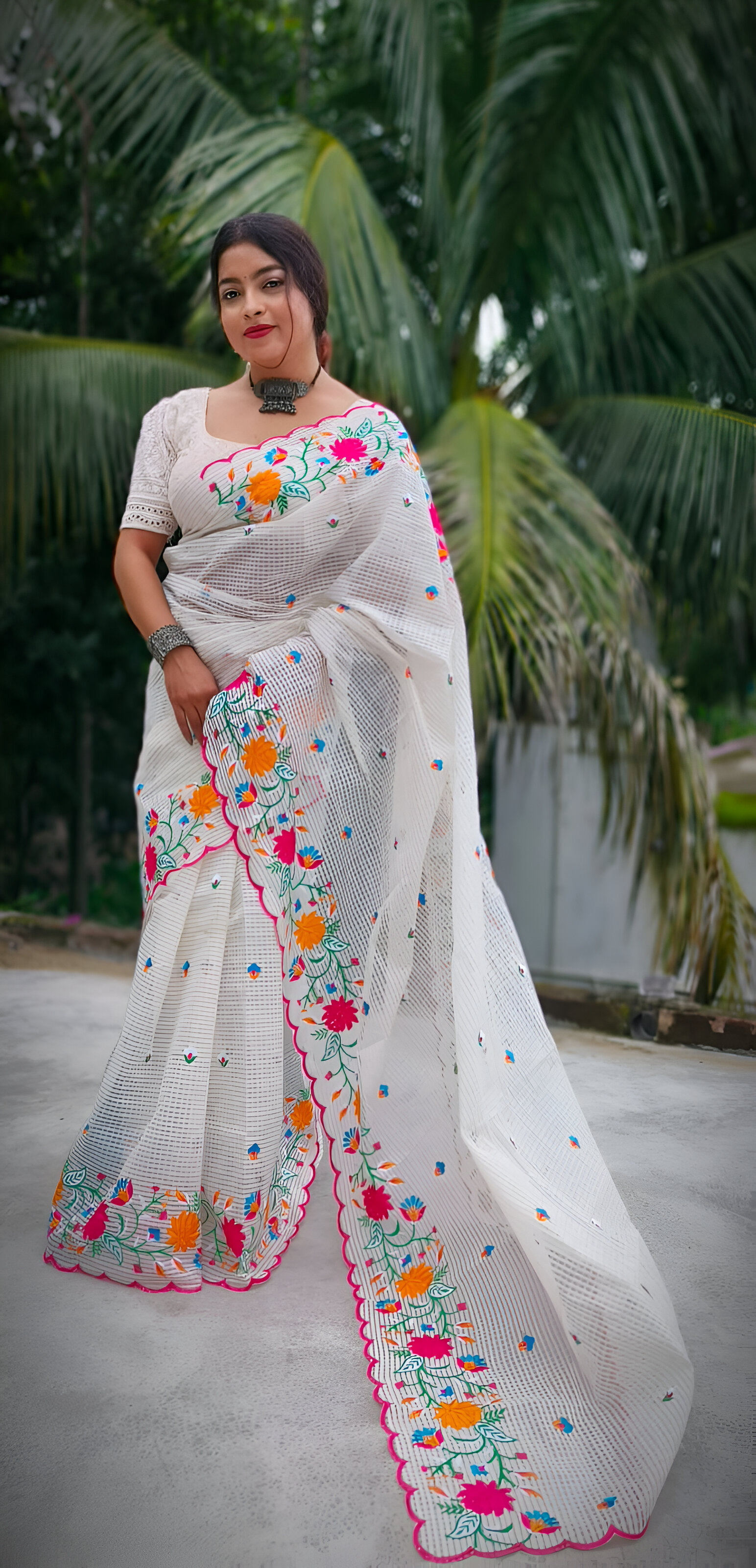 🌼Pure reshom kota Embroidery work🌼