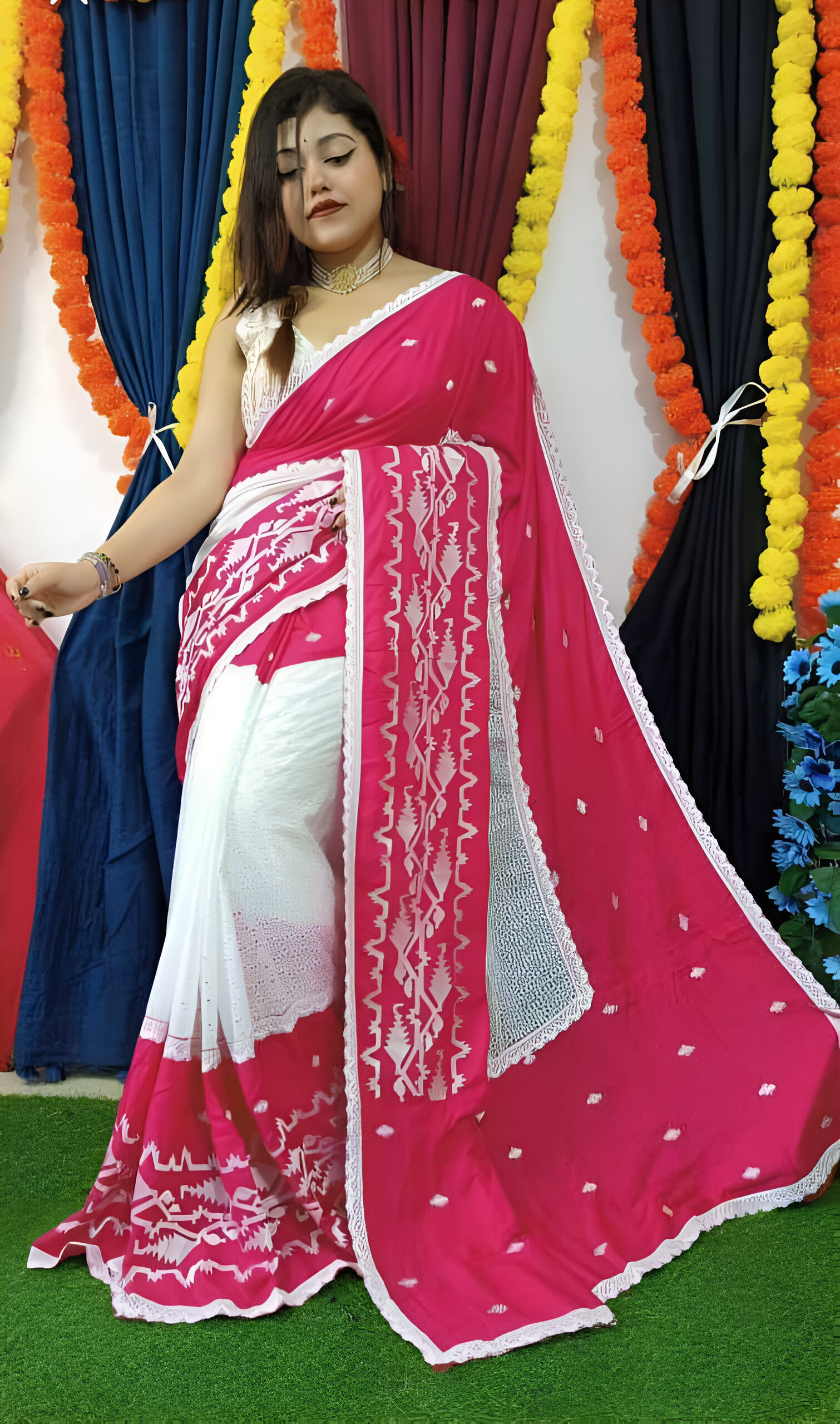 Traditional Hakuba Saree