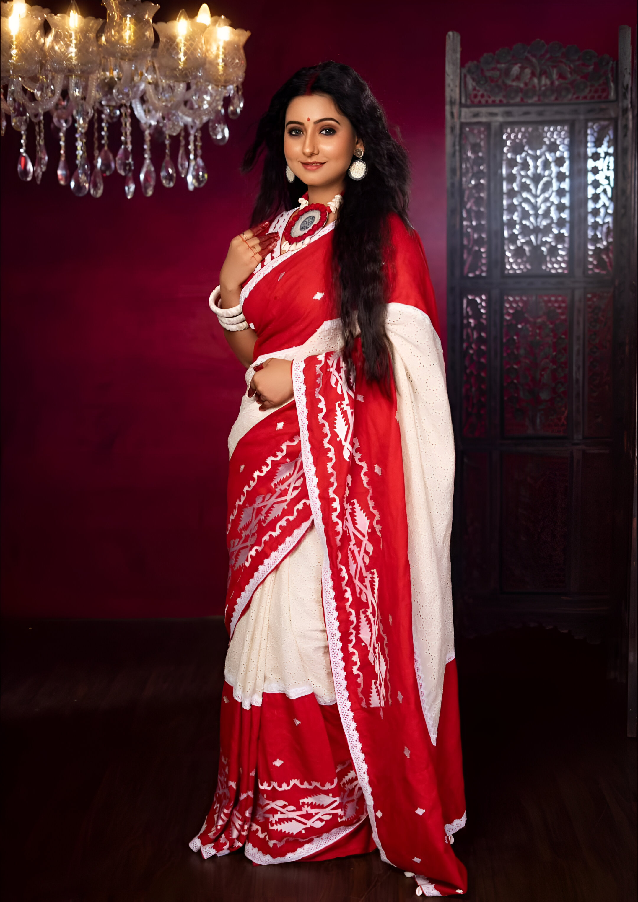 Traditional Hakuba Saree