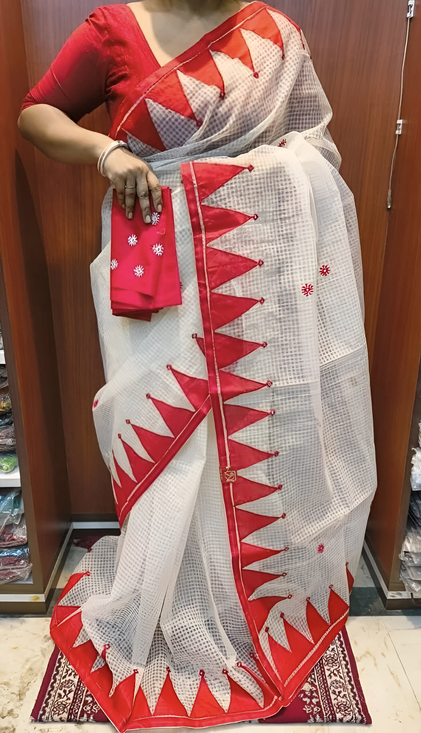 🌼Resham Kota aplick saree🌼