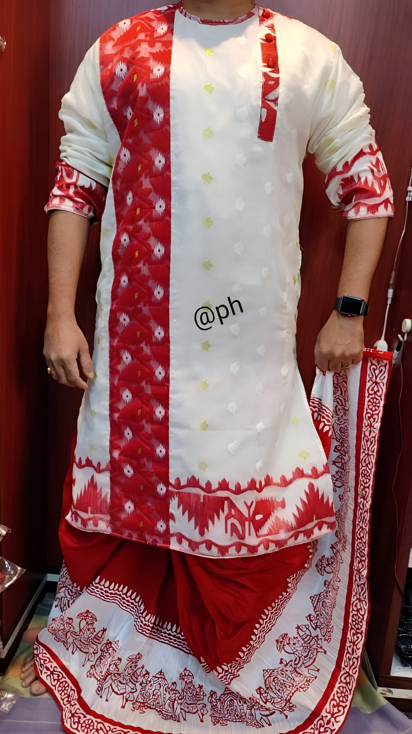 🌼Jamdani Panjabi (only panjabi)🌼