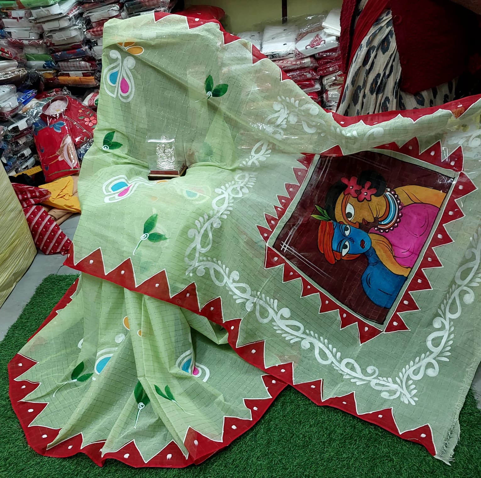 Hand-painted Saree