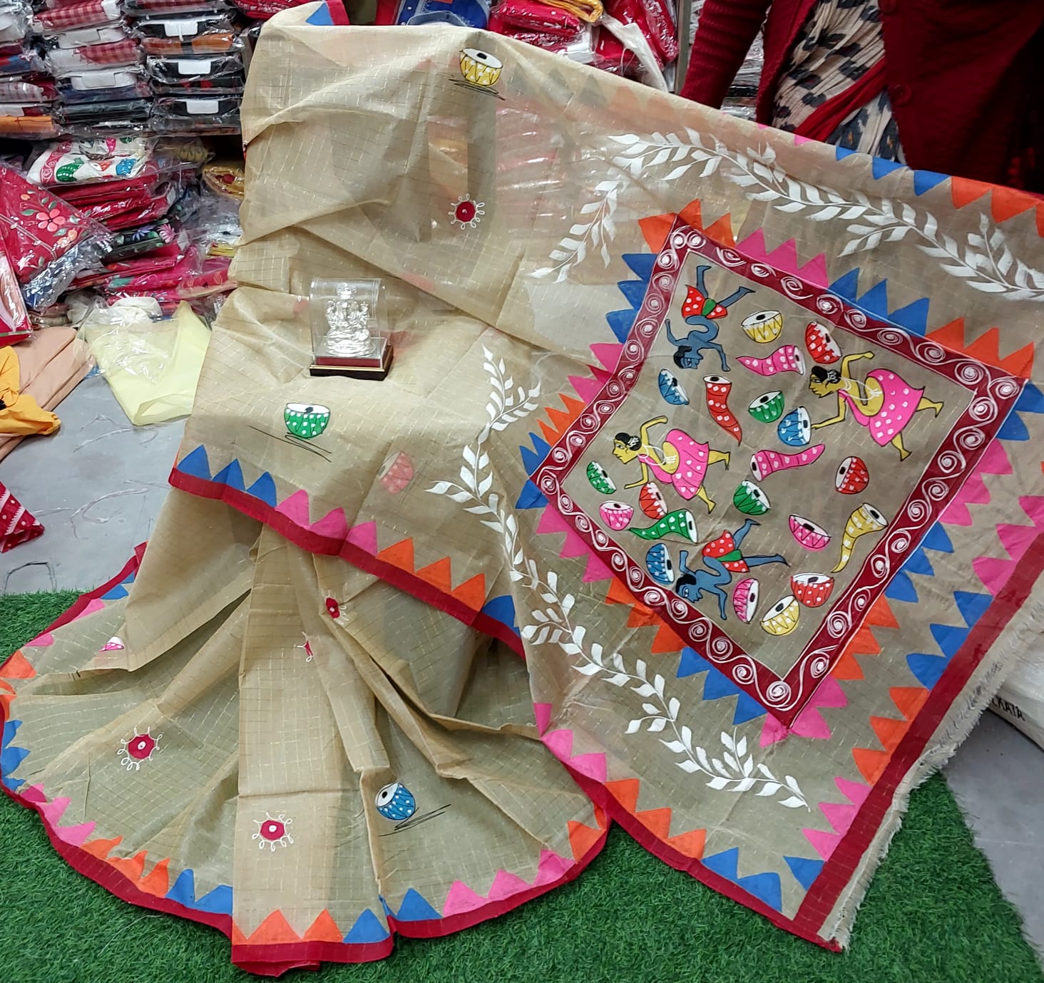 Hand-painted Saree