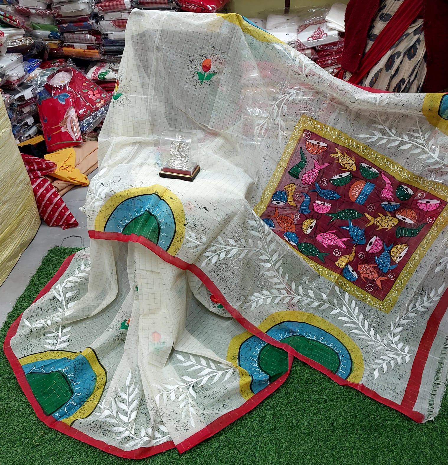 Hand-painted Saree