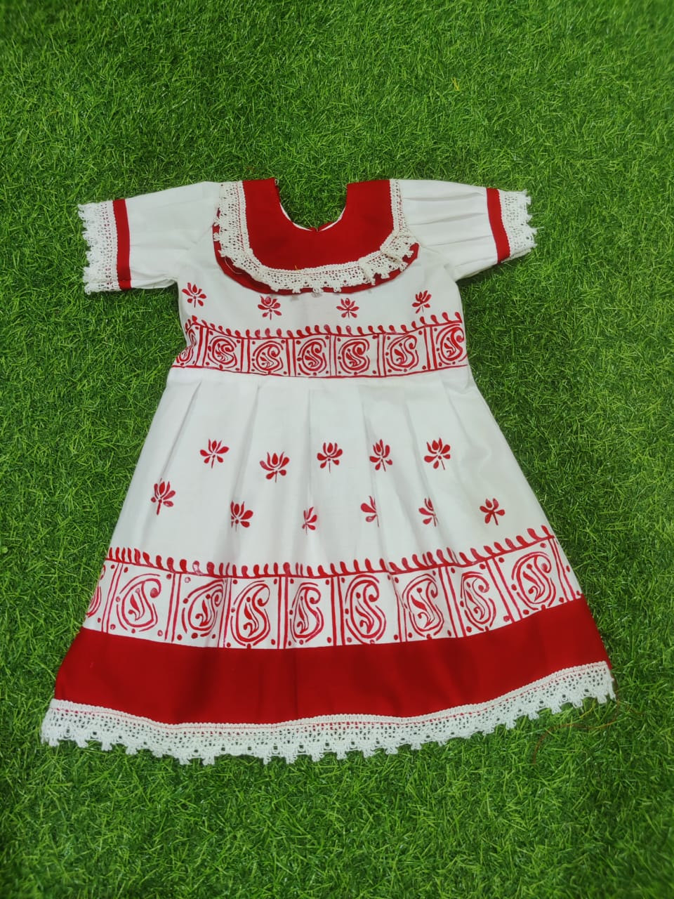 Traditional printed Girl's Dress