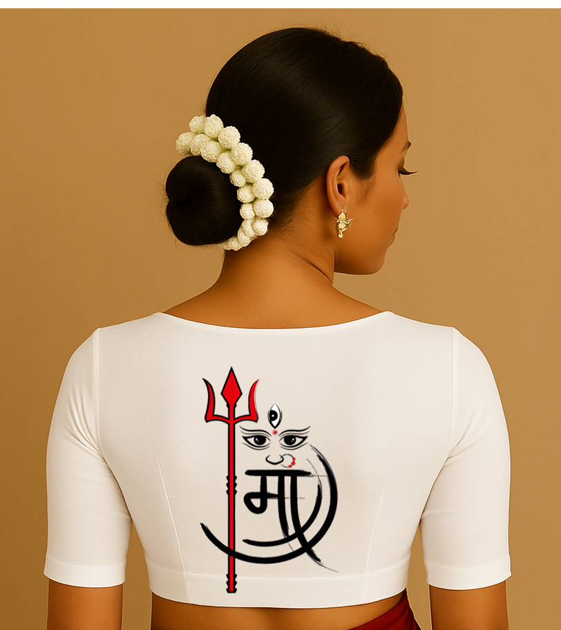 Deity Art White Blouse
