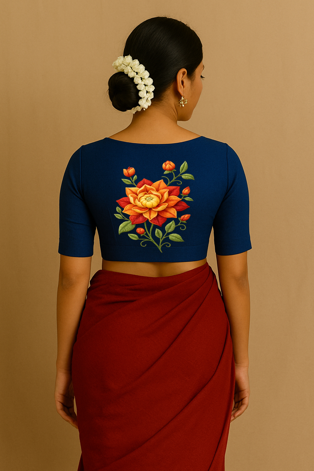 Floral Embroidered Blouse