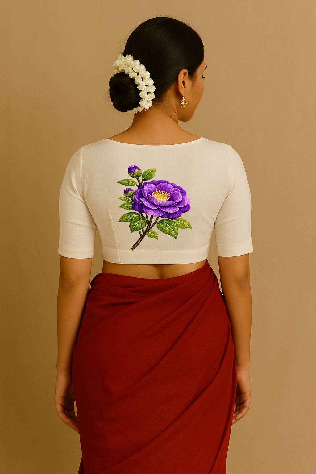 Floral Embroidered Blouse