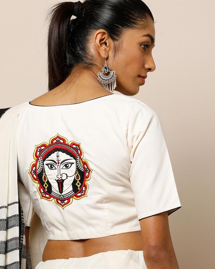 Embroidered Cotton Blouse