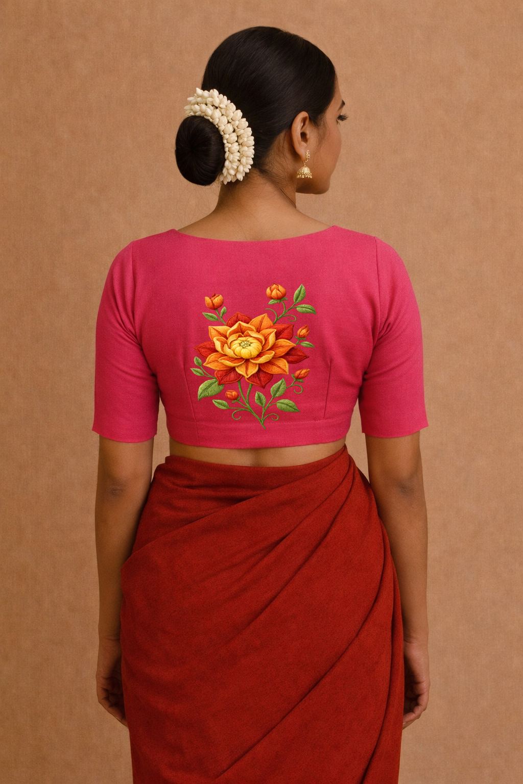 Floral Embroidered Blouse