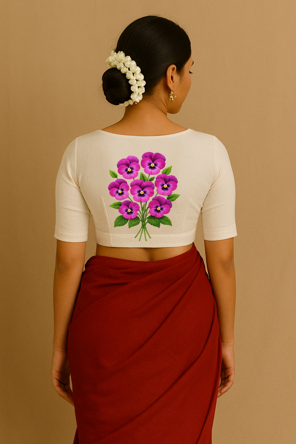 Floral Embroidered Blouse