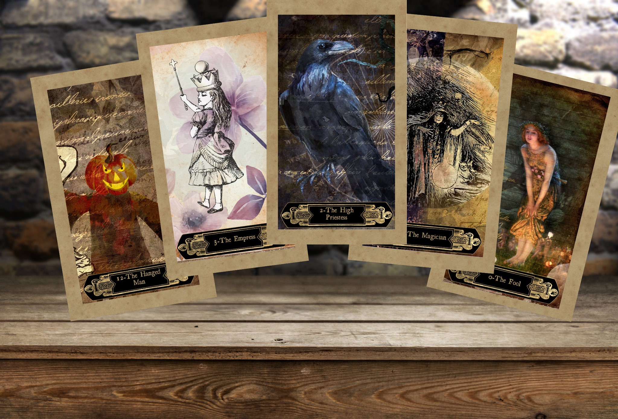 Dark Gothic Horror Tarot Deck: 78 Fantasy Cards