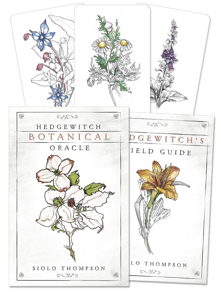 Hedgewitch Botanical Oracle Cards: 40-Card Deck with Guidebook