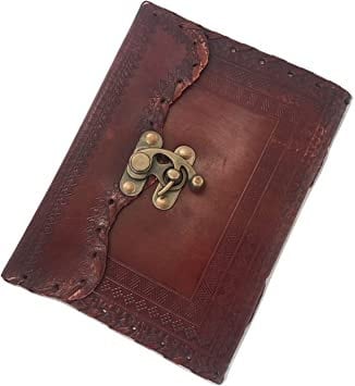 Handmade Leather Journal: Personalized Travel Diary, Blank or Lined