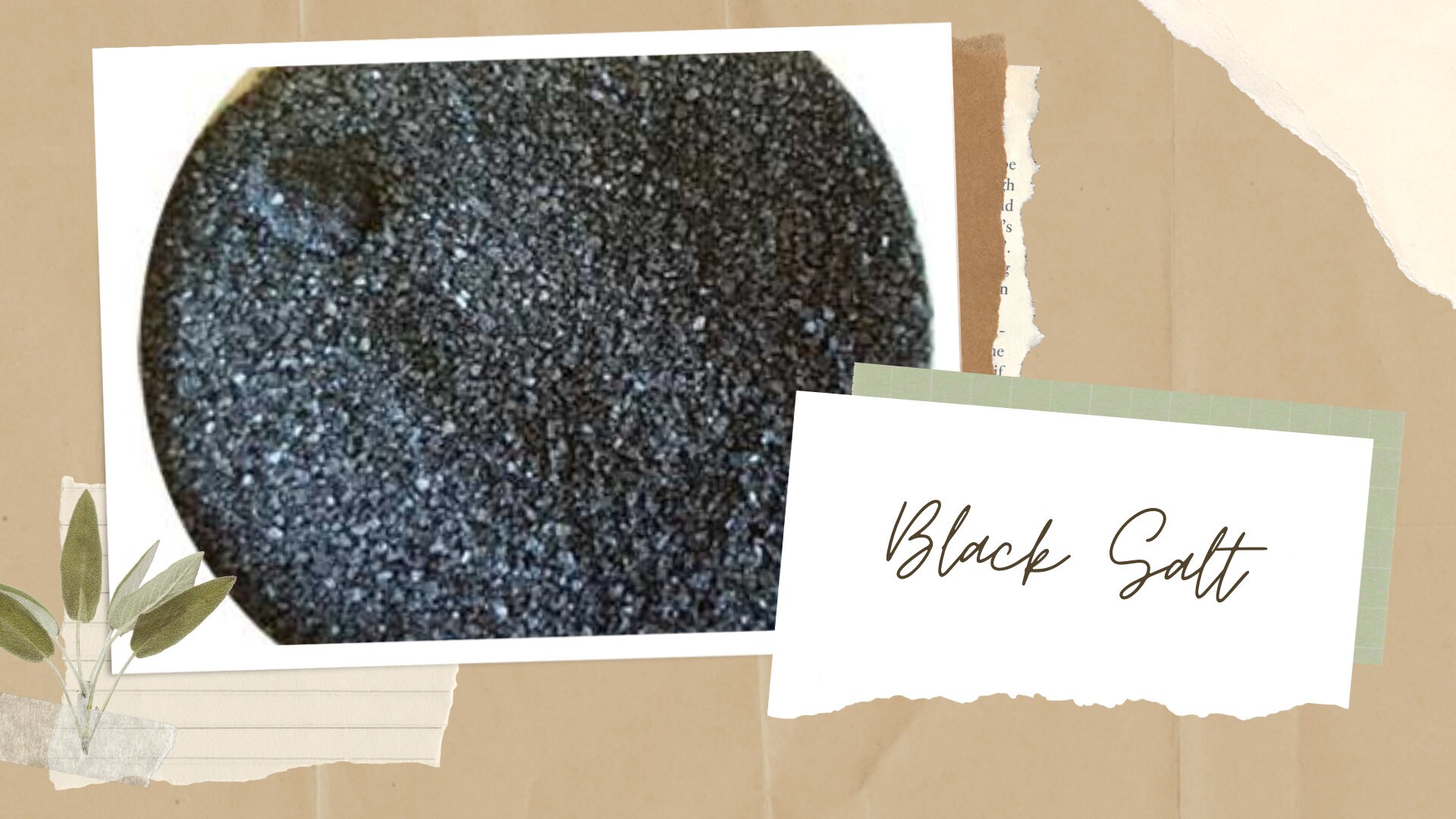 Black Salt (1 lb): Protection, Cleansing, and Ritual