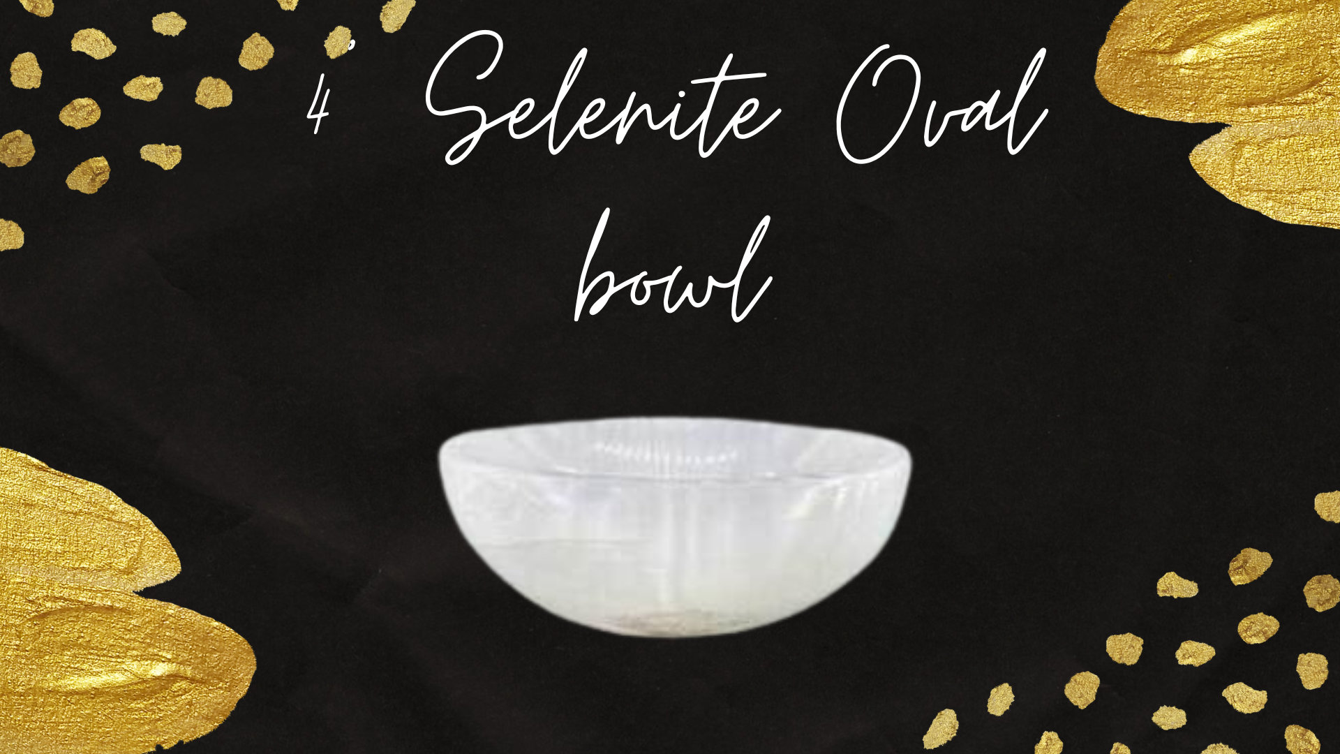 4" Selenite Crystal Bowl: Smudging & Crystal Charging Station