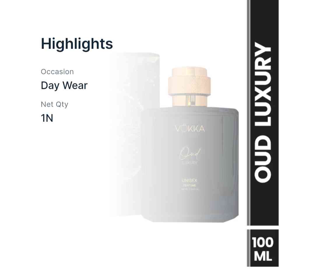 Vokka Oud Luxury Unisex Perfume