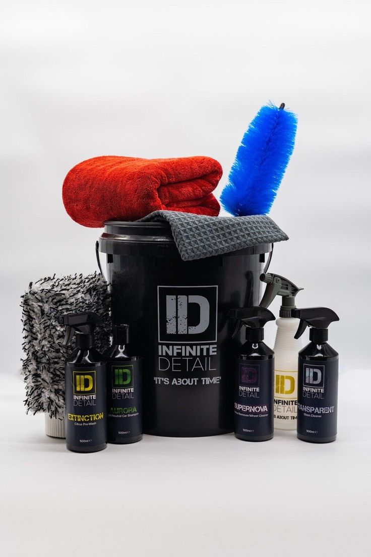 Car Wash Buckets with Grit Guards