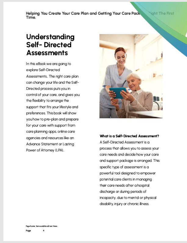 Creating Your Care Plan:   