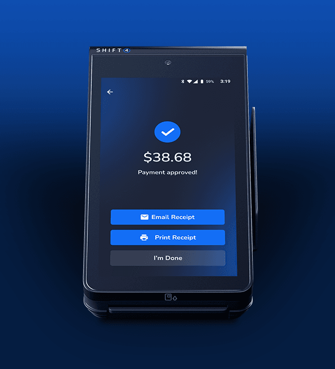 Touchscreen Card Payment Terminal
