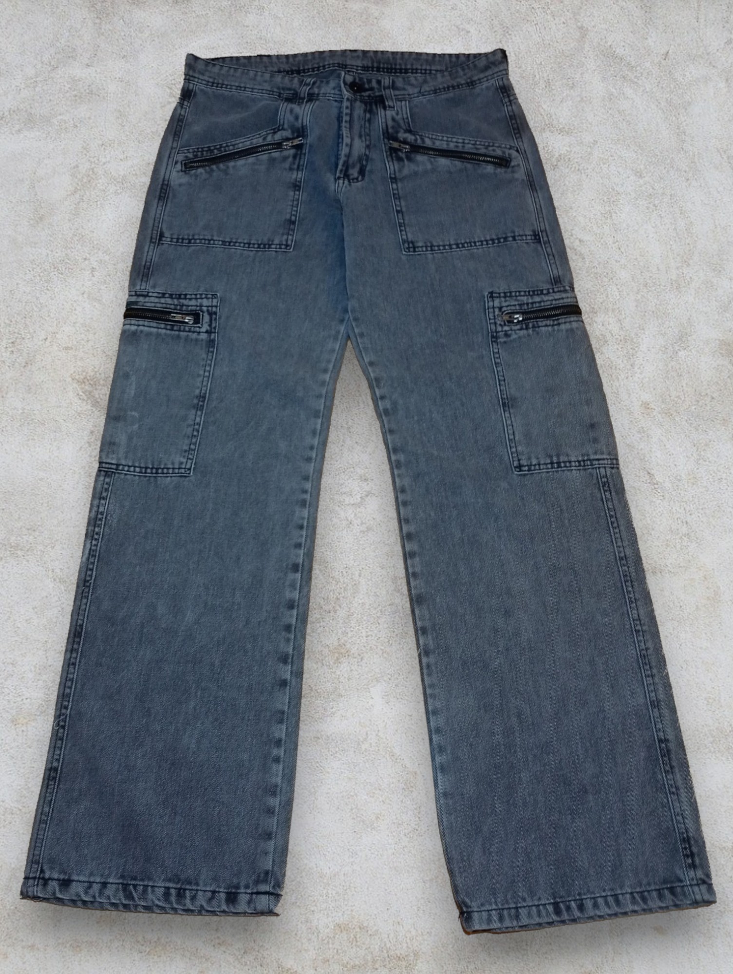 Jean Baggy Full Grey