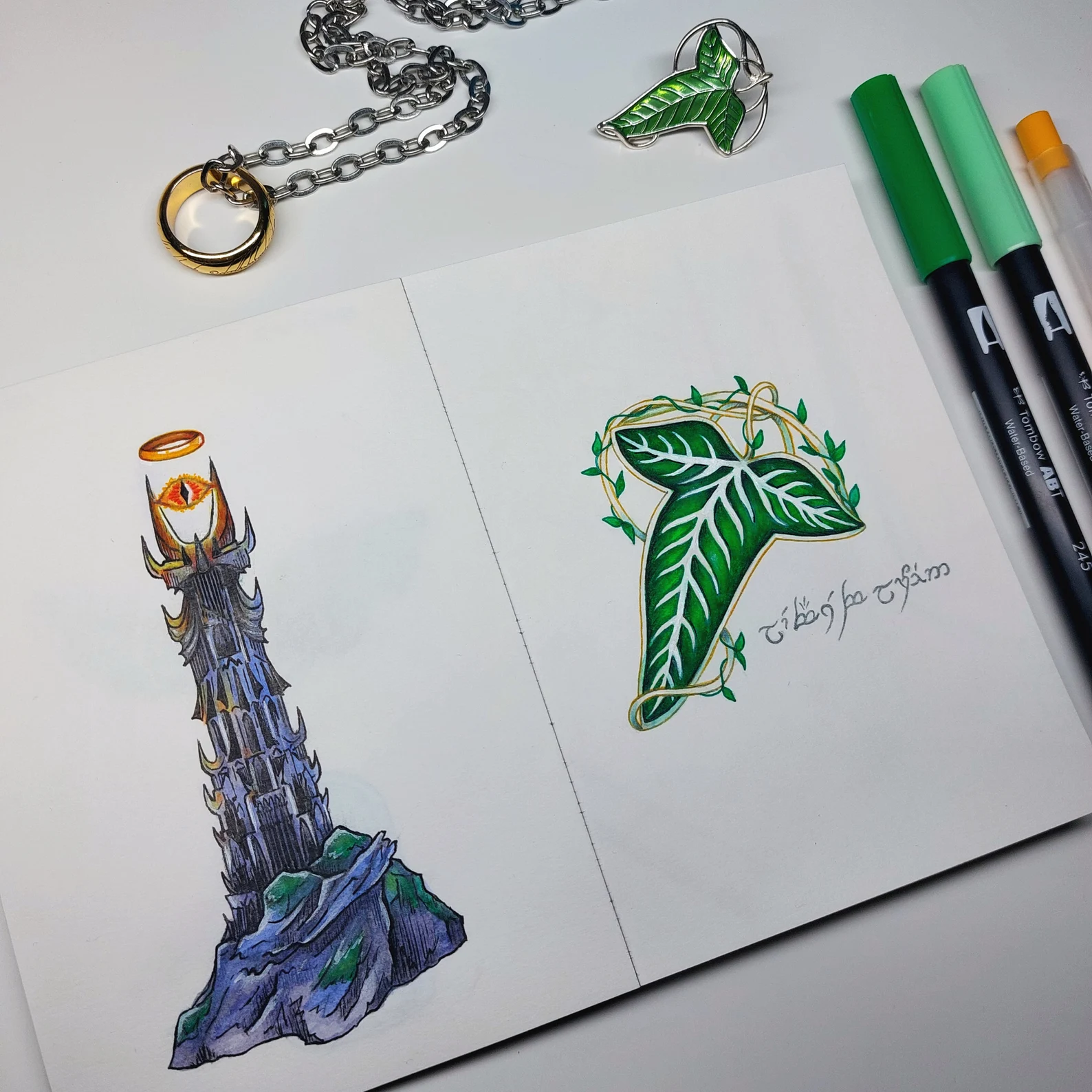 Lord of the Rings Prints (A4)