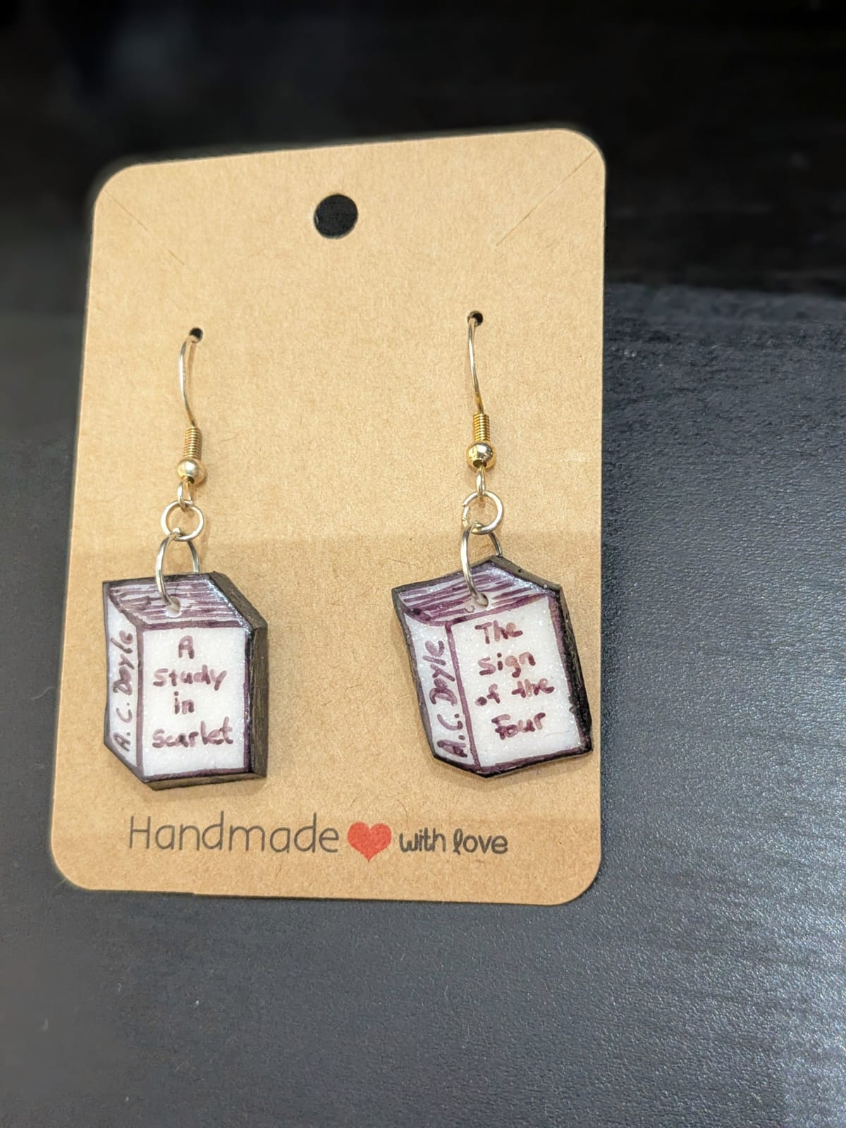 Bookish Handmade Earrings