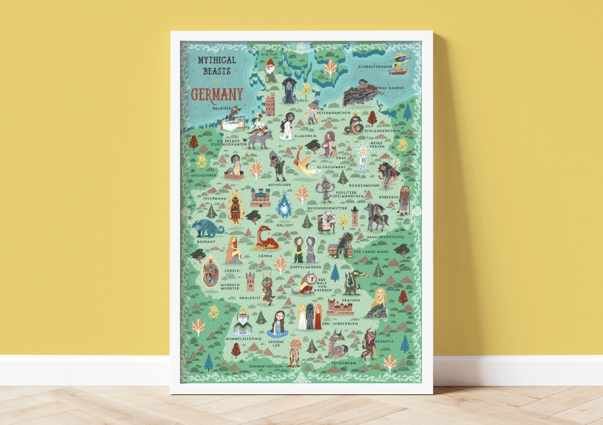 Mythological Maps of the British Isles OR Germany