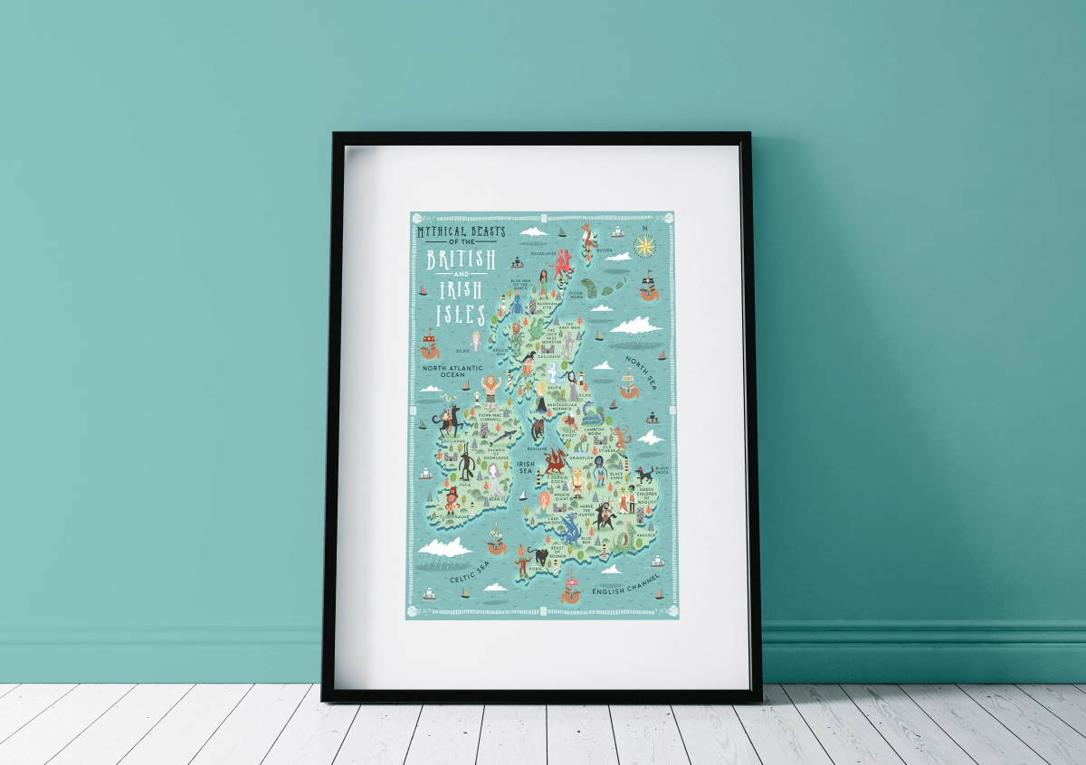 Mythological Maps of the British Isles OR Germany