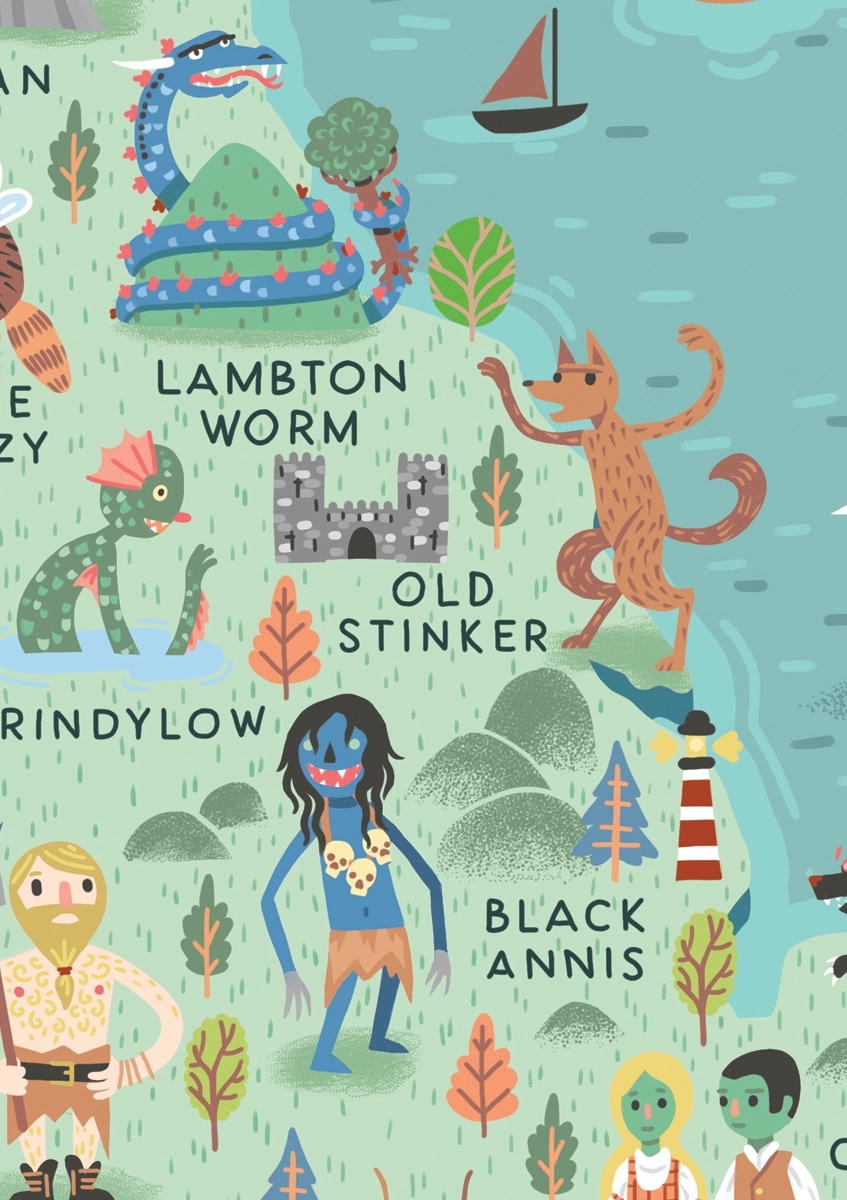 Mythological Maps of the British Isles OR Germany