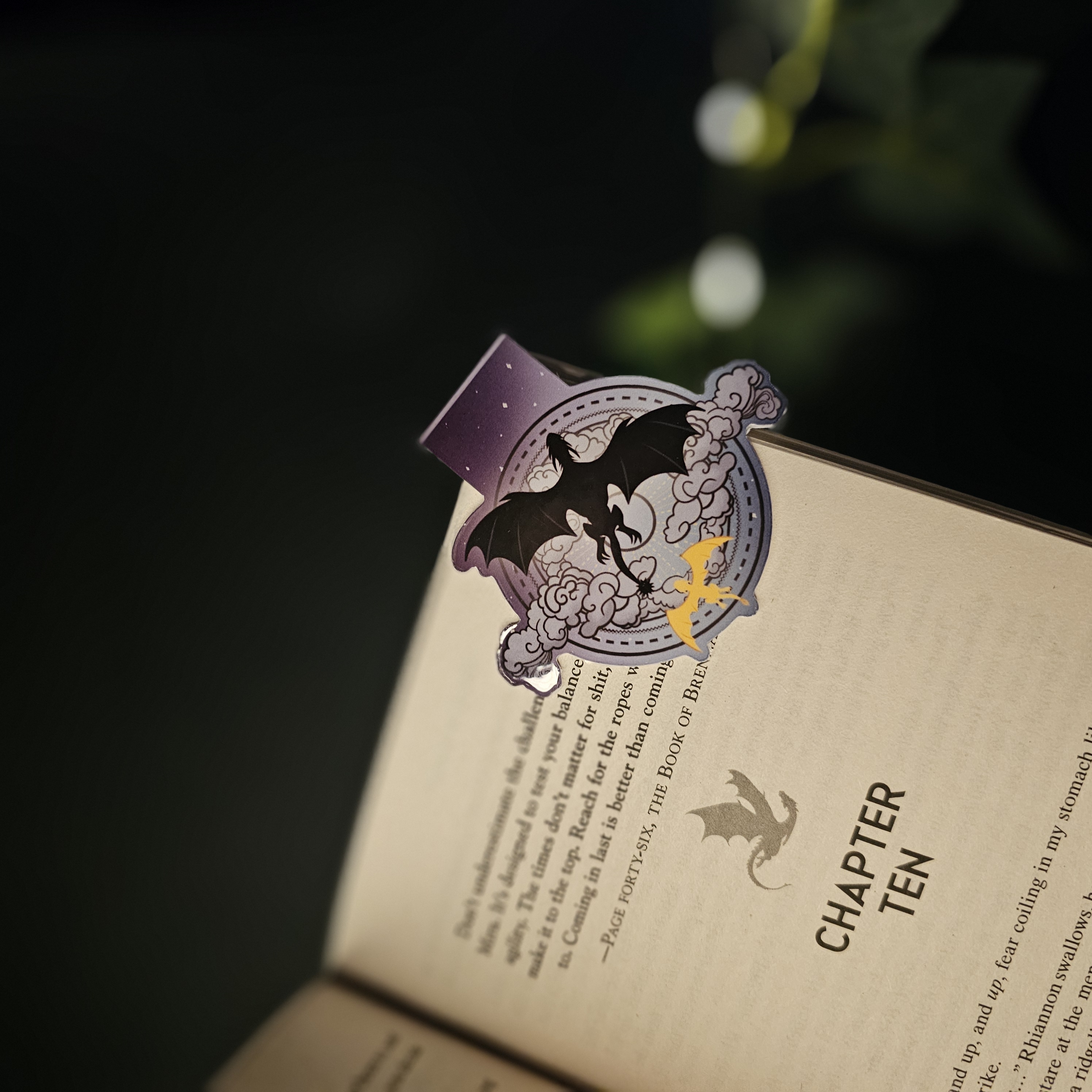 Dragon Rider Magnetic Bookmark