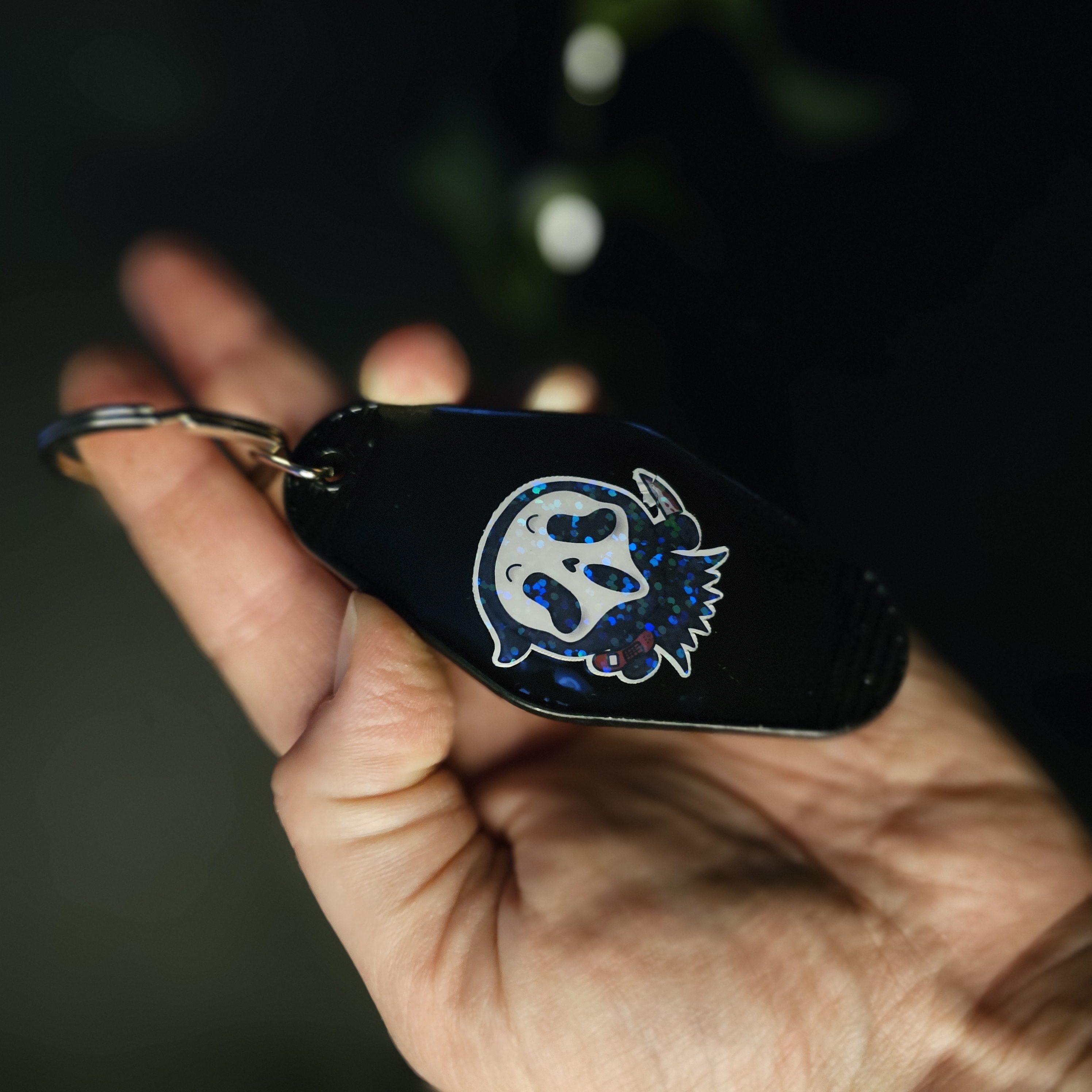 Ghostface Double-Sided Keyring