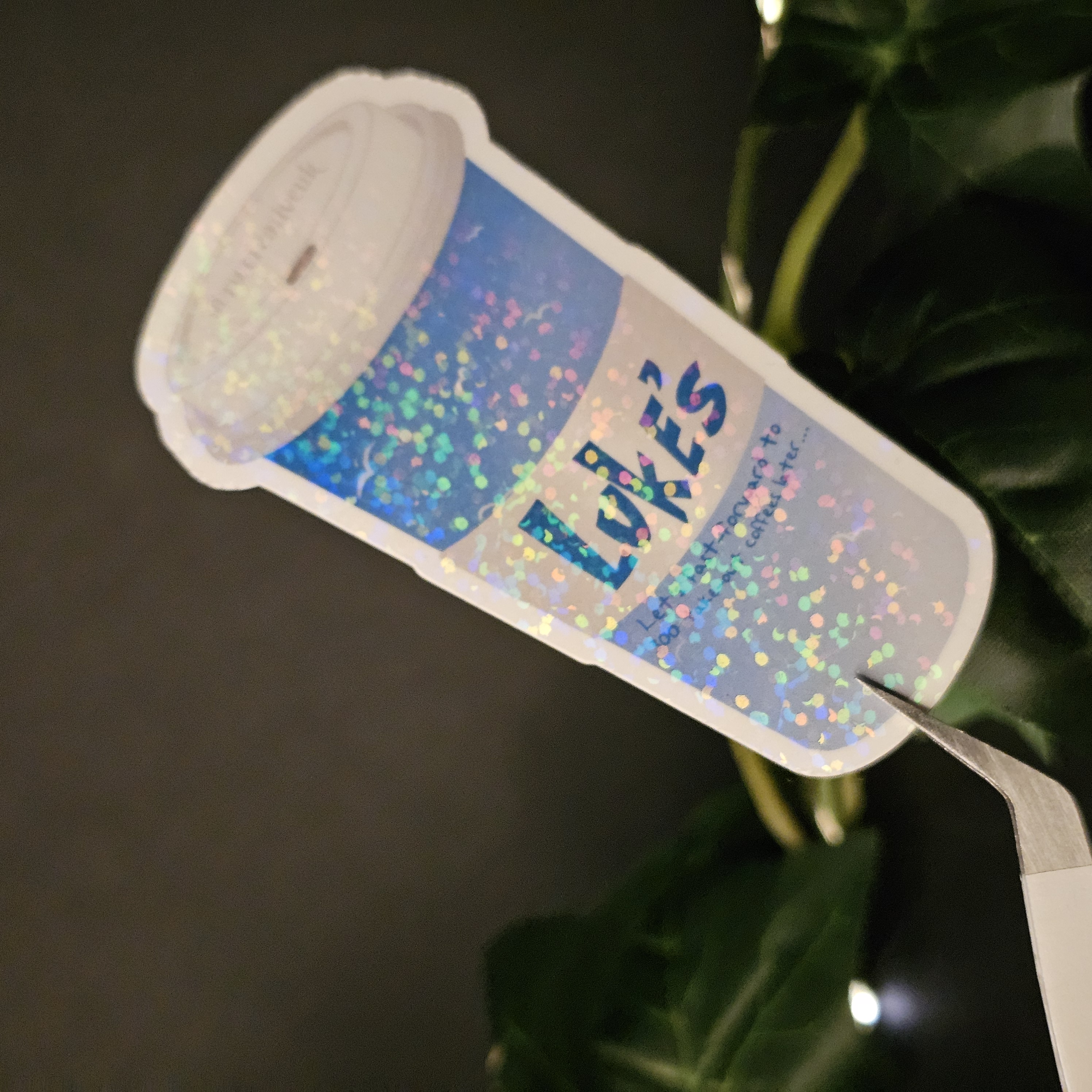 Luke's Takeout Cup x 1989 Sticker