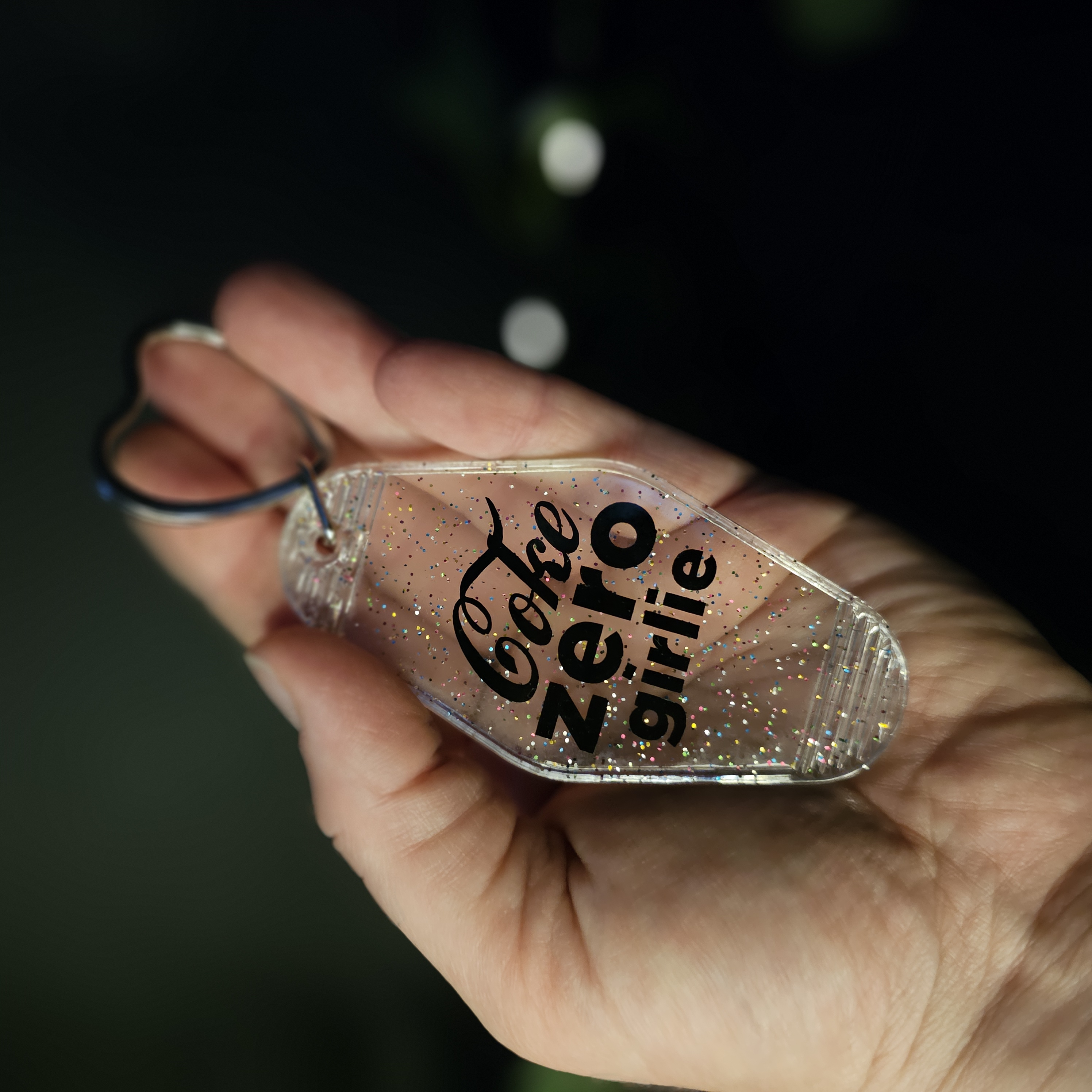 Emotional Support Drink Keyring