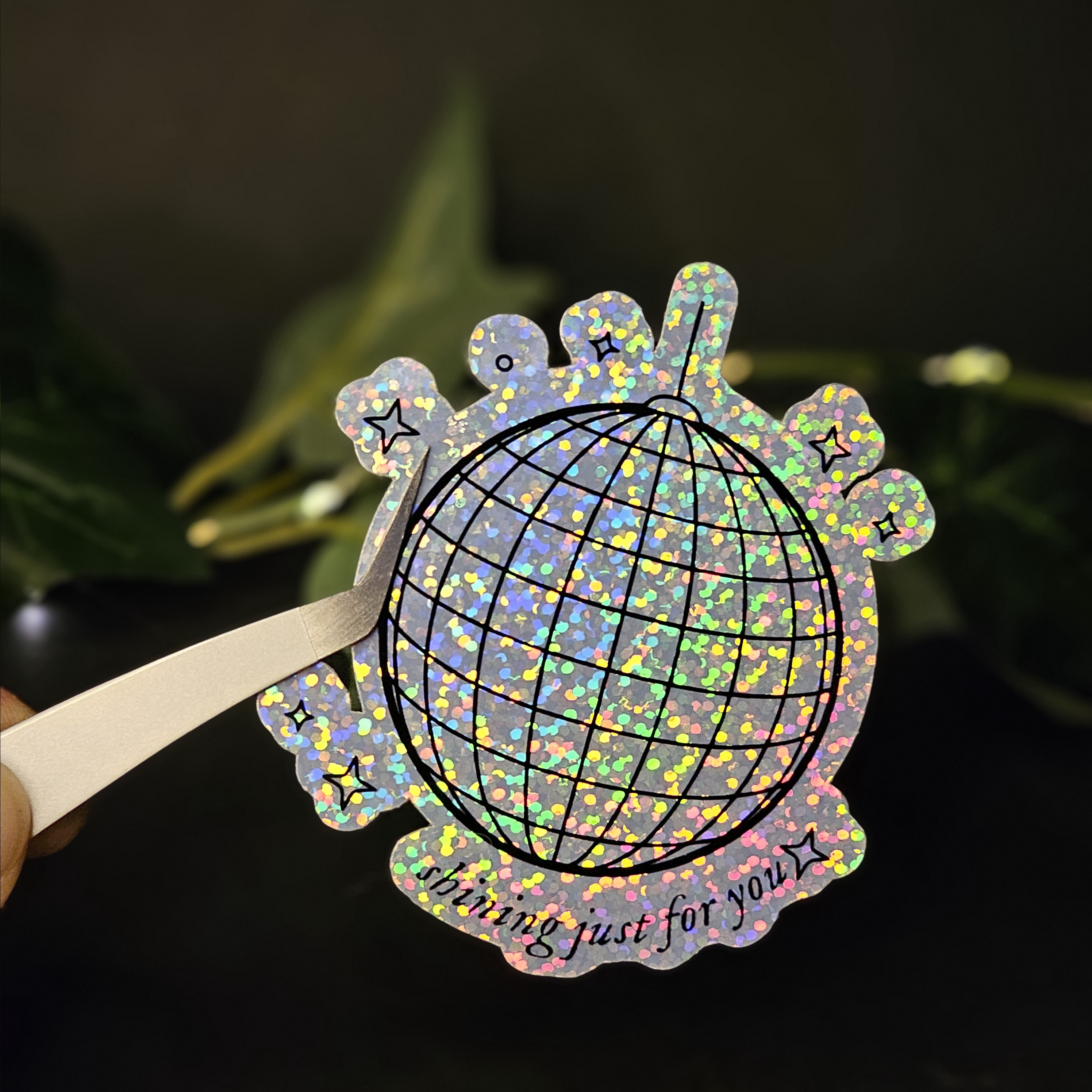 Mirrorball Sticker