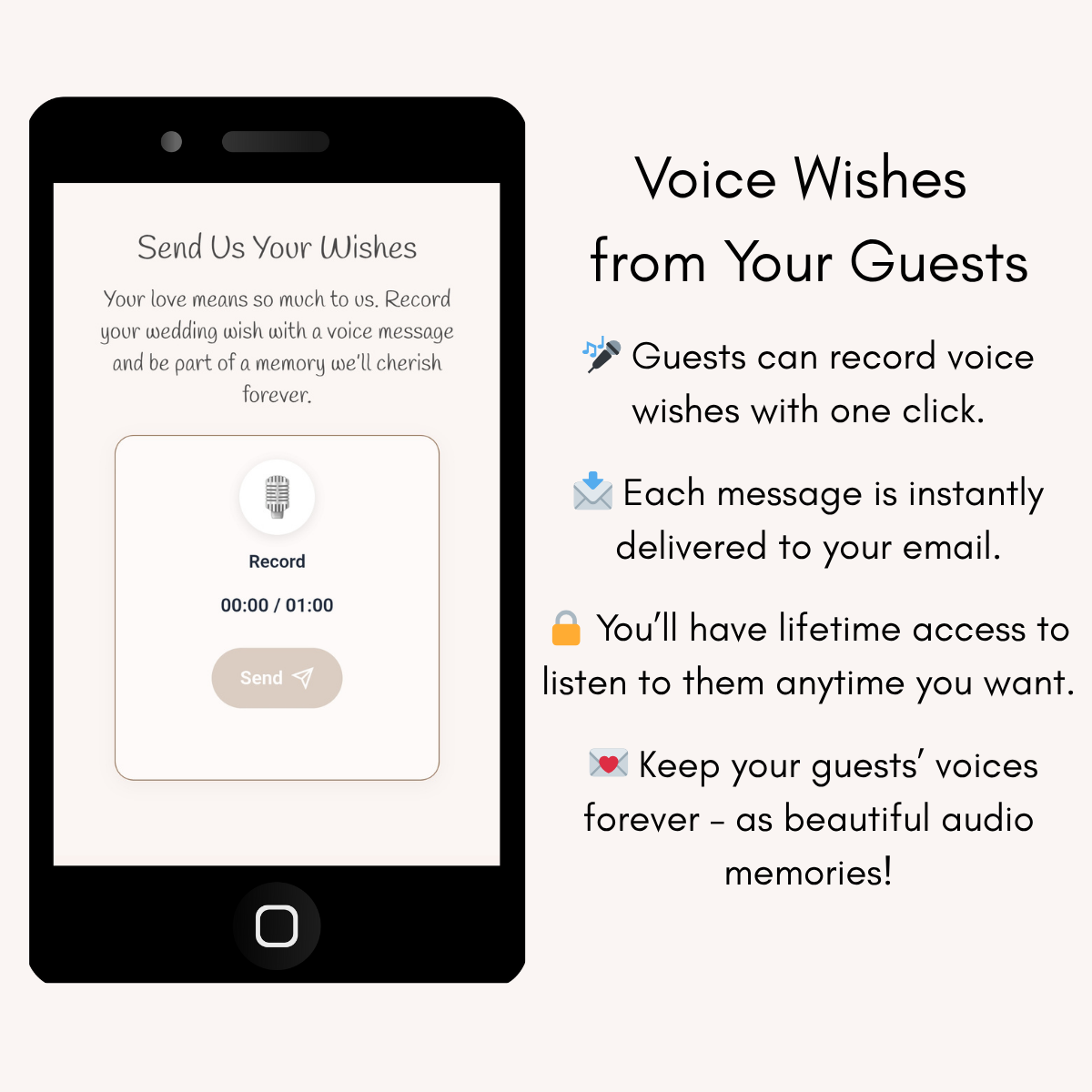 Minimal Romantic - Interactive & Personalized Wedding Invitation Website