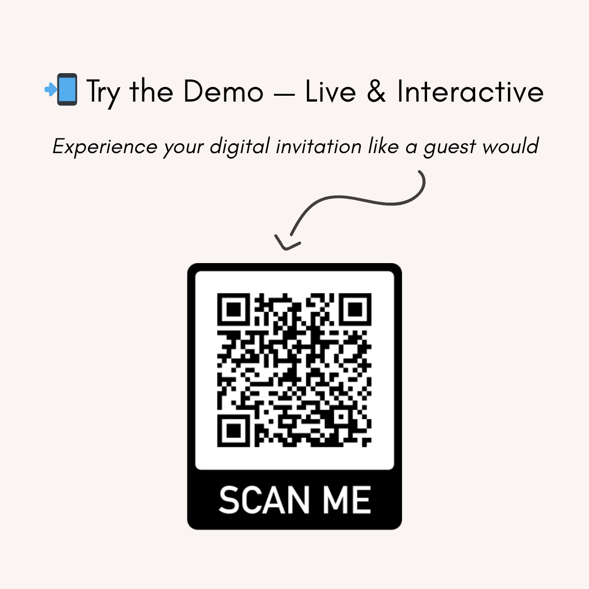 Minimal Romantic - Interactive & Personalized Wedding Invitation Website