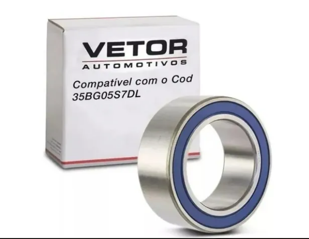 Rolamento Polia Compressor Vw Gol Saveiro Voyage G5 G6 G7