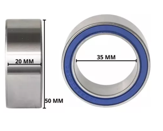 Rolamento Polia Compressor Vw Gol Saveiro Voyage G5 G6 G7