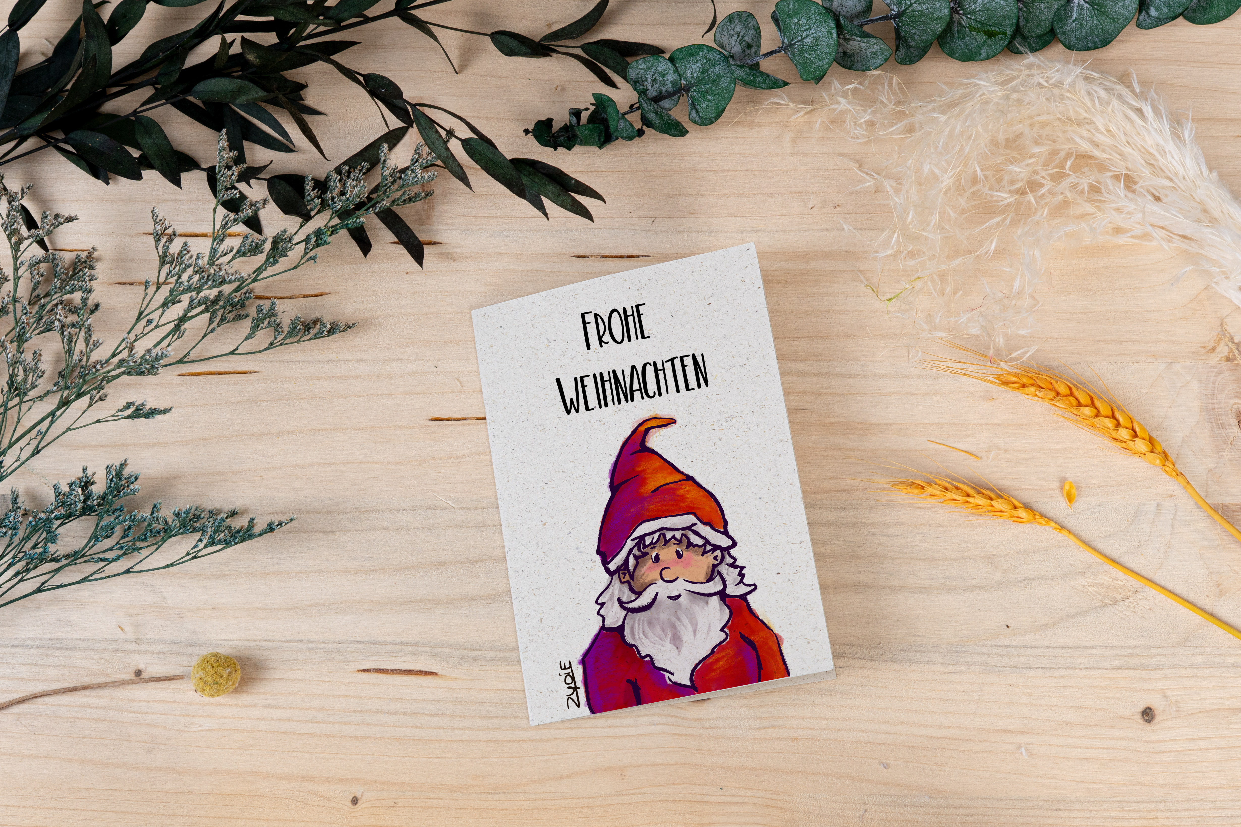 Weihnachtskarte „Weihnachtsmann“