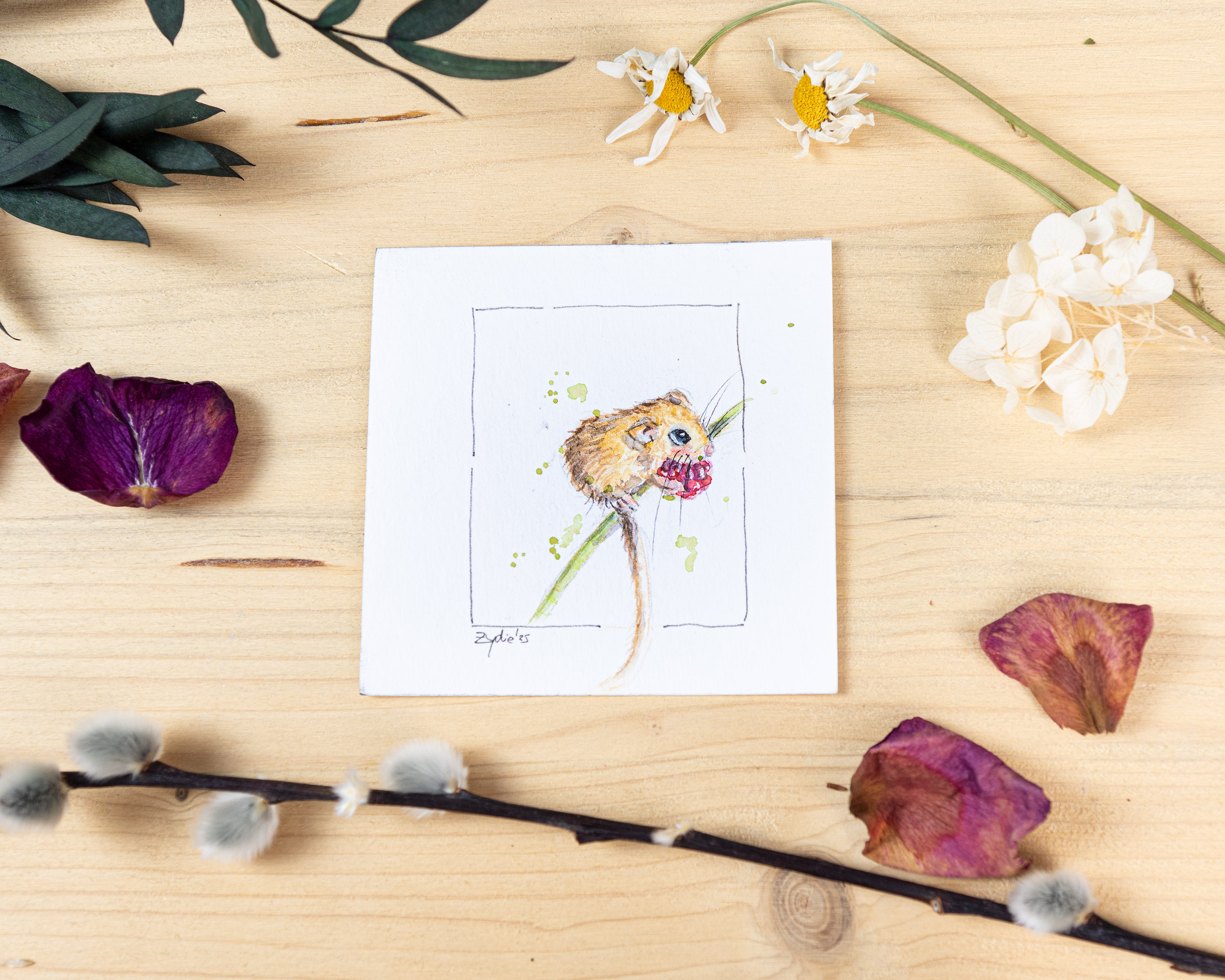 Tiny Art - Haselmaus