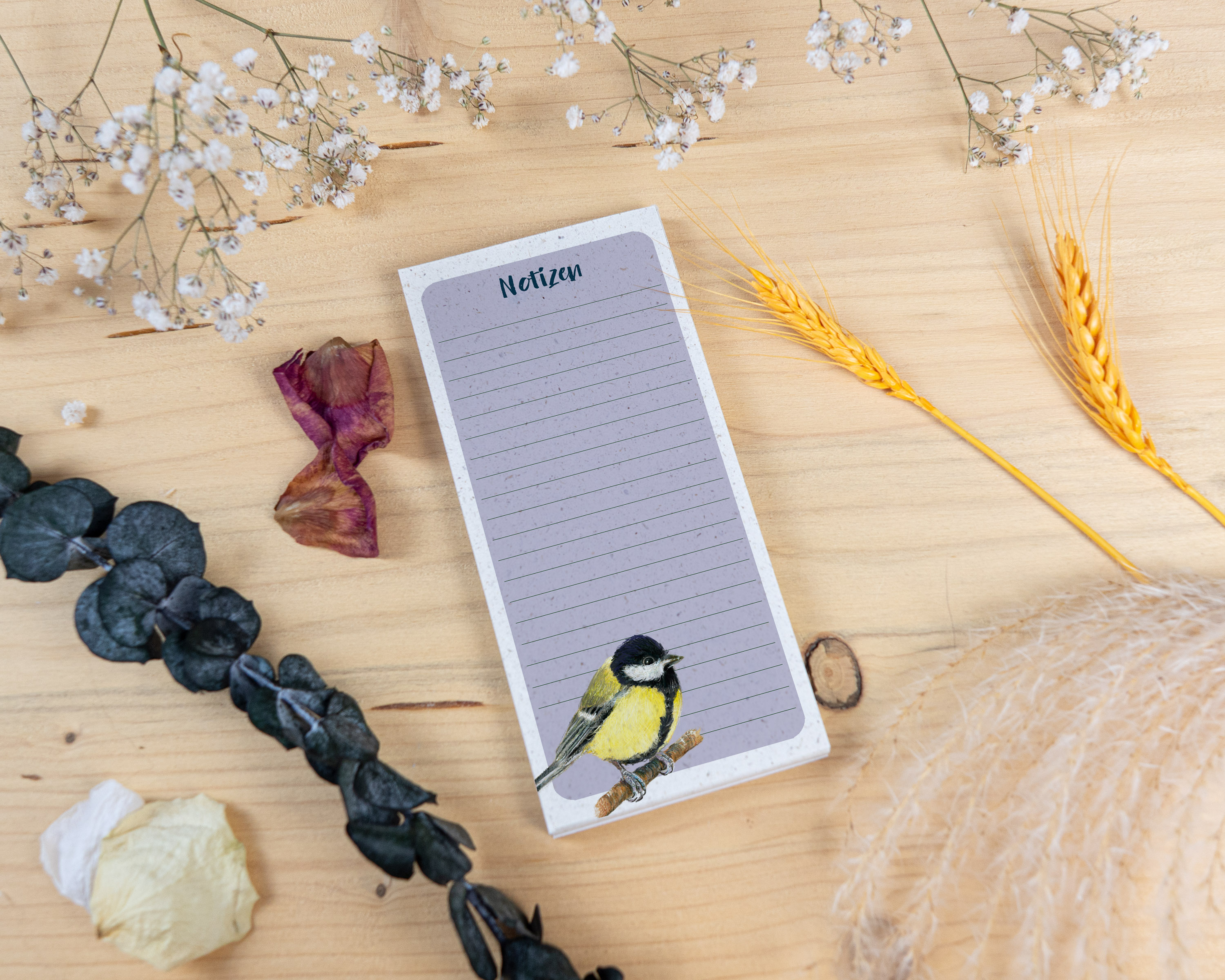 Notizblock - Kohlmeise