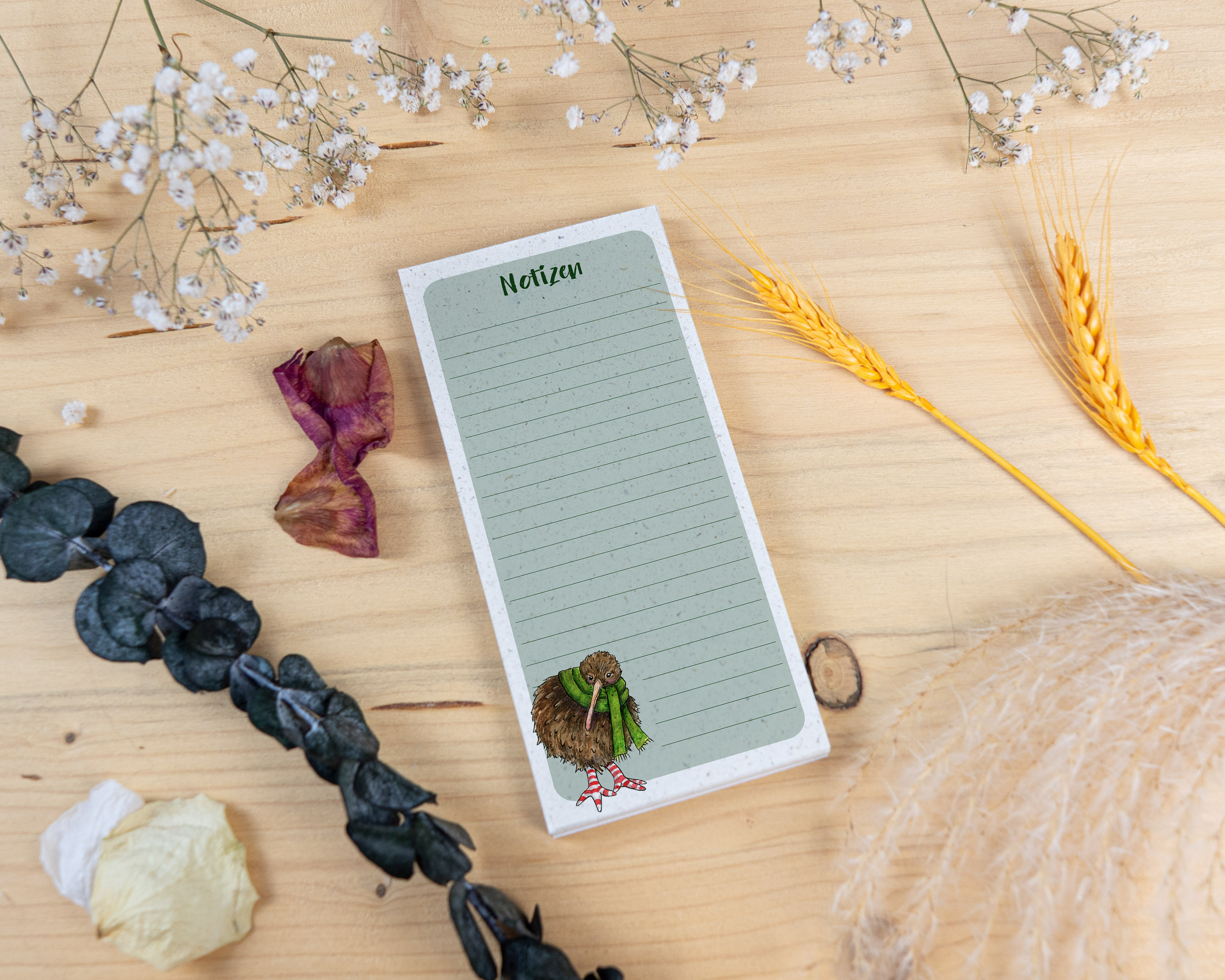 Notizblock - Kiwi