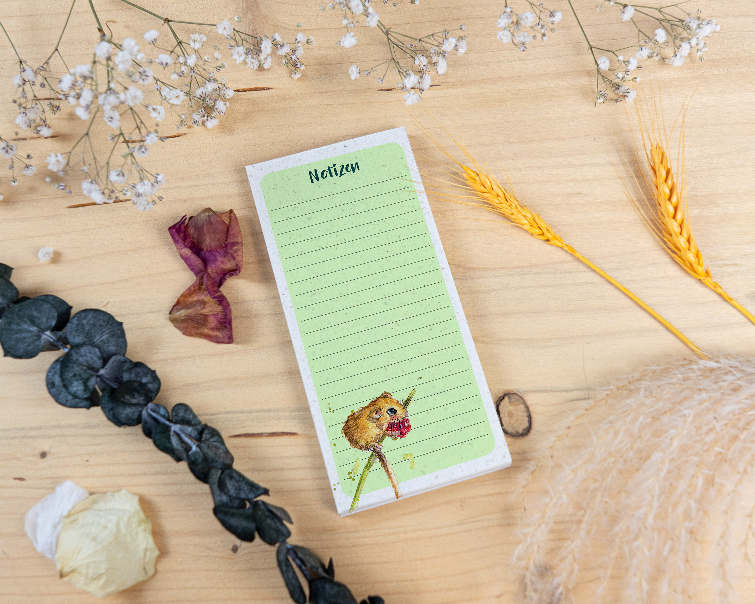 Notizblock - Haselmaus