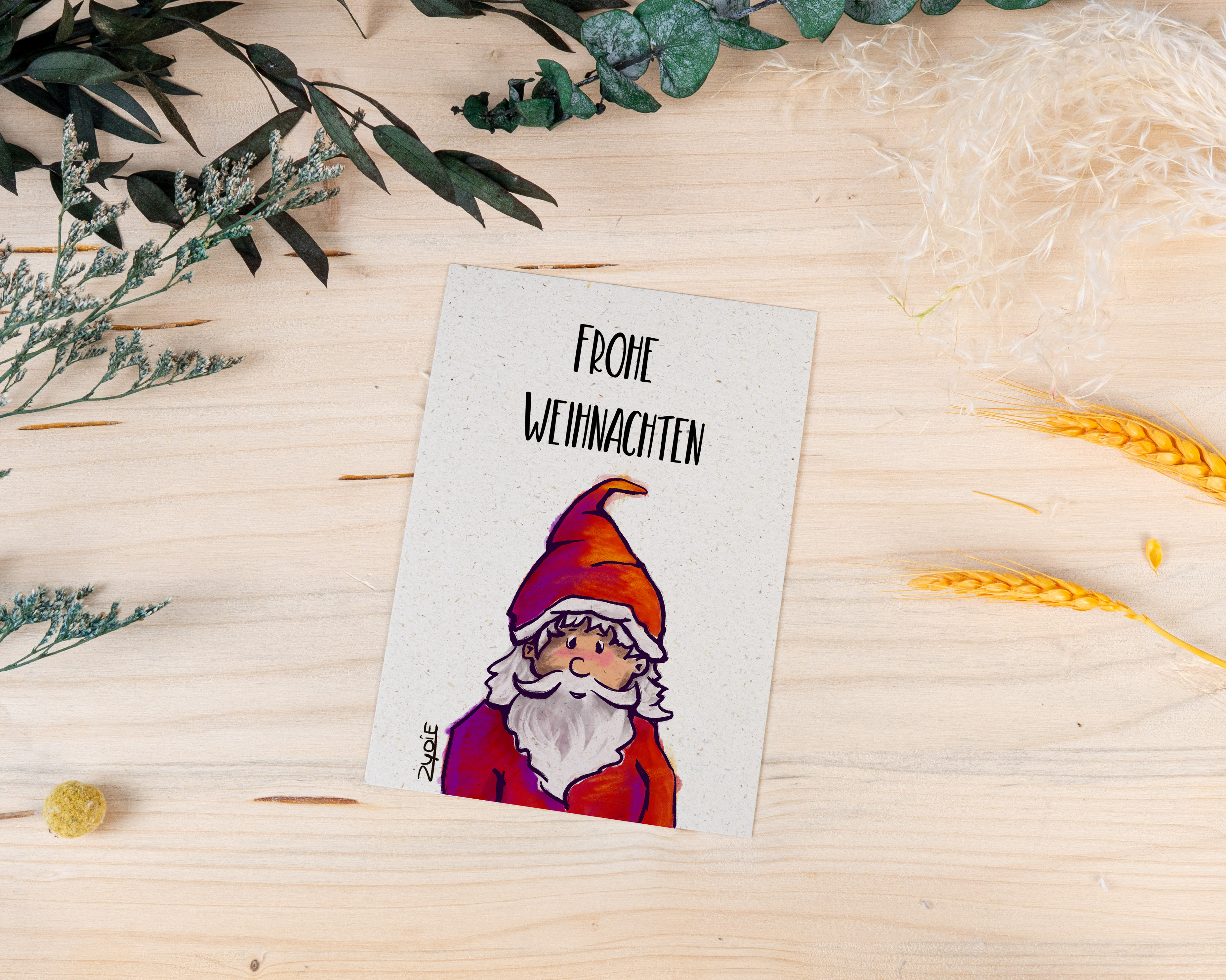 Weihnachtskarte „Weihnachtsmann“